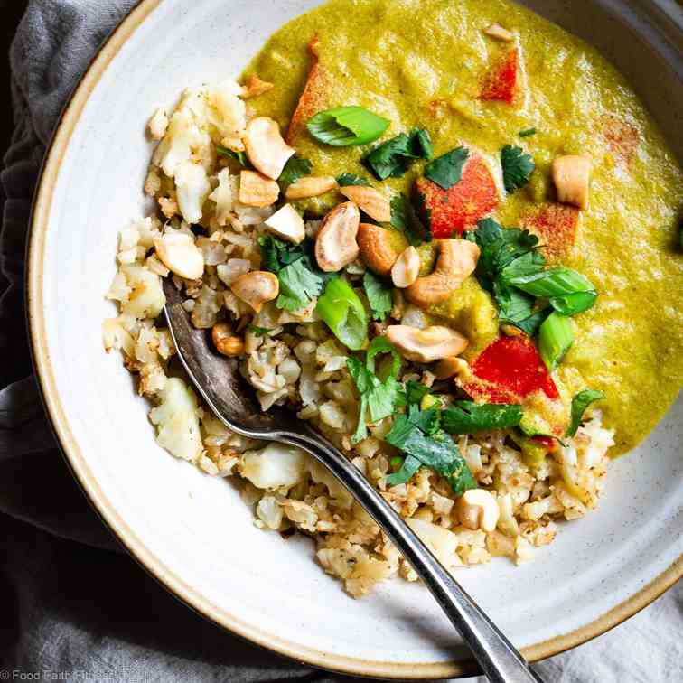 Instant Pot Tahini Cashew Curry