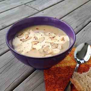 Parsnip & ginger soup