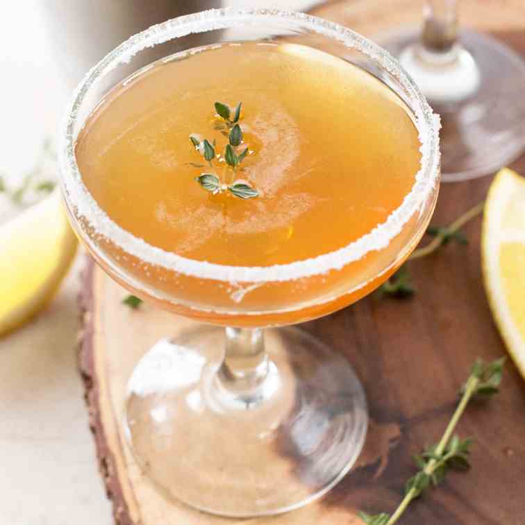 Lemon Thyme Sidecar