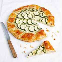 Cheese and zucchini