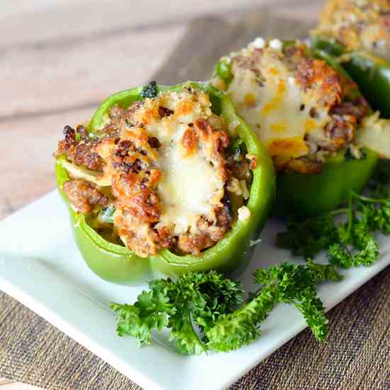 Gluten Free Italian Stuffed Peppers