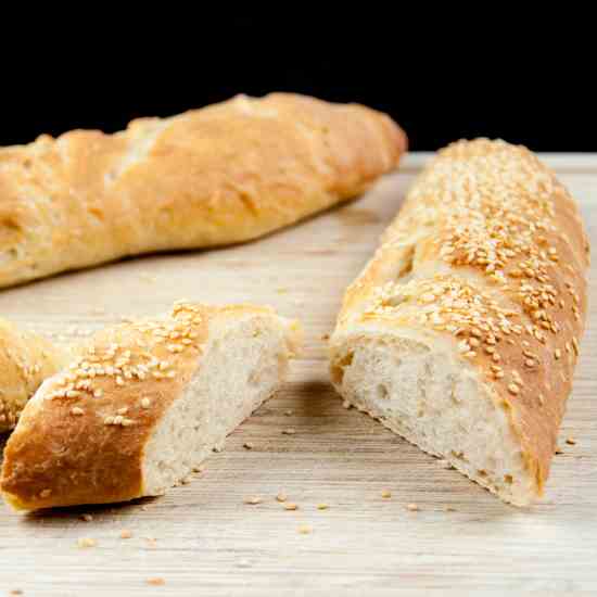 Freshly Baked French Baguettes
