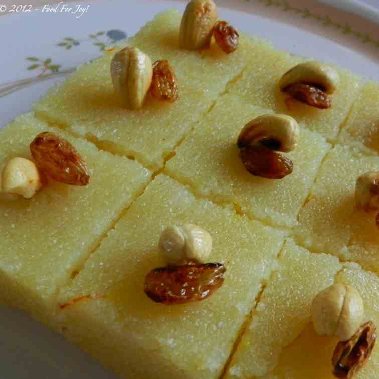 Milk Kesari Recipe