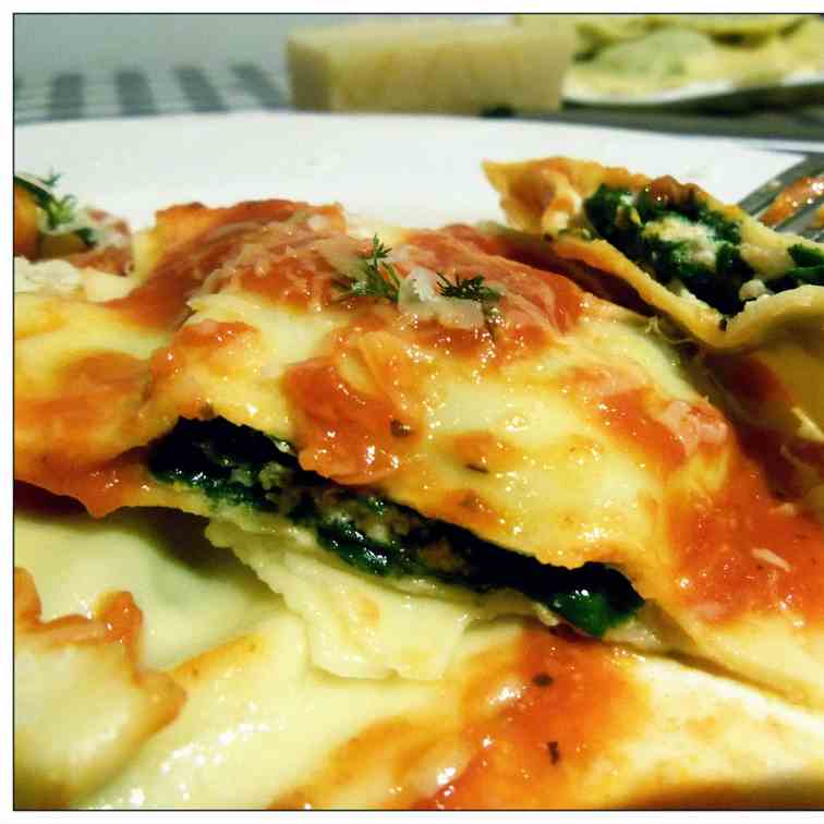 Spinach and Ricotta Ravioli