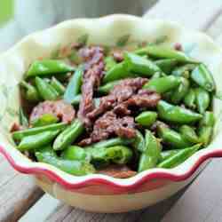 Beef Stir Fry with Snap Peas