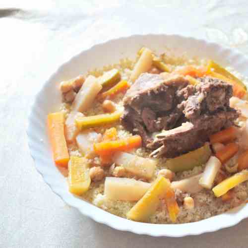 Couscous with Meat - Vegetables