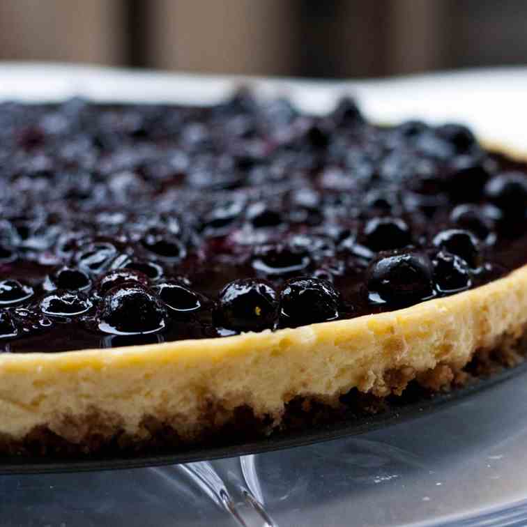 Crème Fraiche Cheesecake with Blueberry To