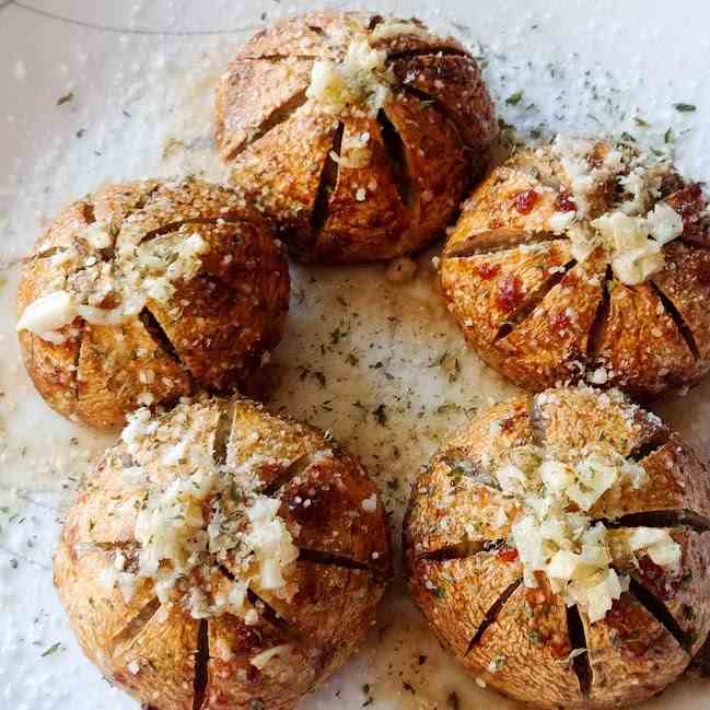 Garlic Parmesan Mushrooms