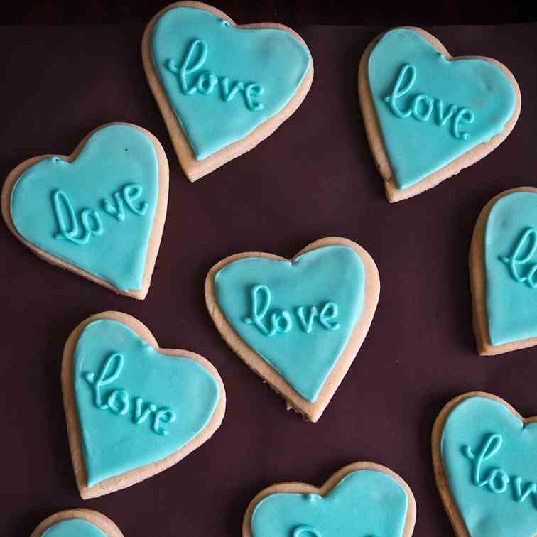 Love Heart Cookies