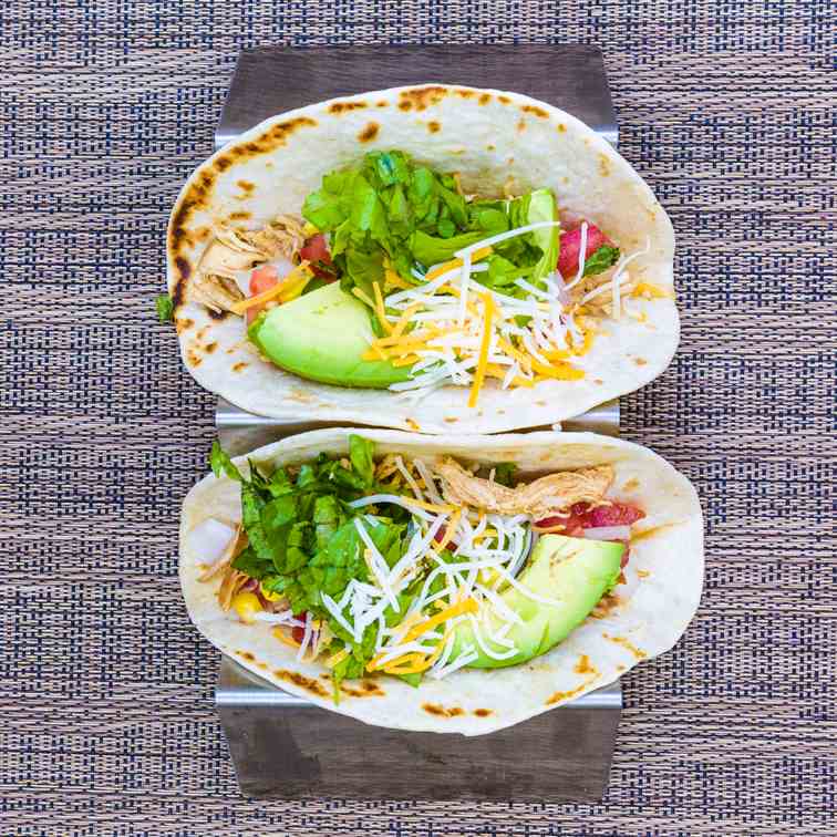 Instant Pot Shredded Chicken Tacos