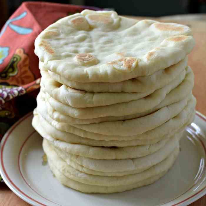 Flatbread Mediterranean All-purpose bread 