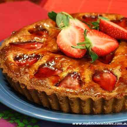 Strawberry Frangipane Tart