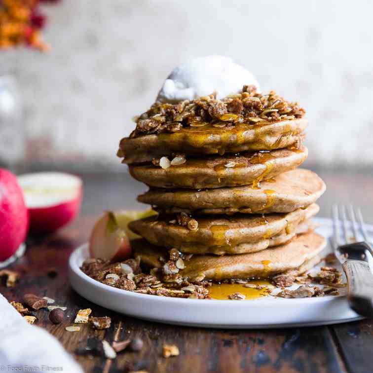 Gluten Free Oatmeal Protein Pancakes