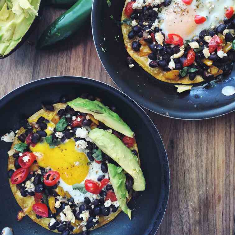 Baked Huevos Rancheros