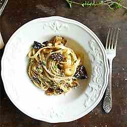 Pasta with Morel Sauce