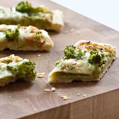 Broccoli Garlic Pizza