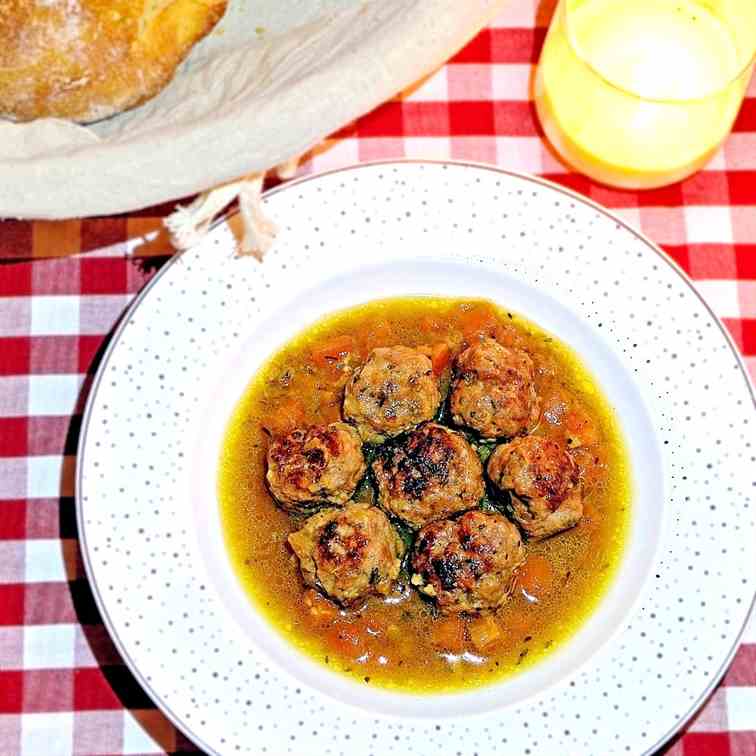 Meat ball stew to warm up the winters-