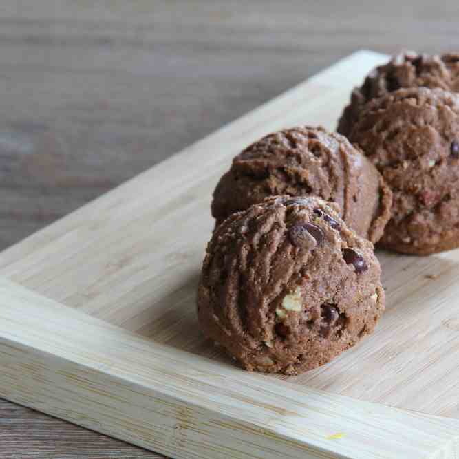 Air Fryer Shortbread Chocolate Balls