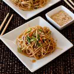 Whole Wheat Noodle Salad