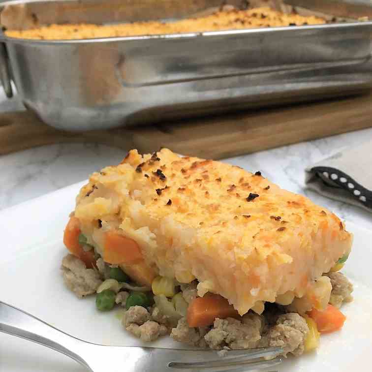 Healthy Chicken Shepherd's Pie