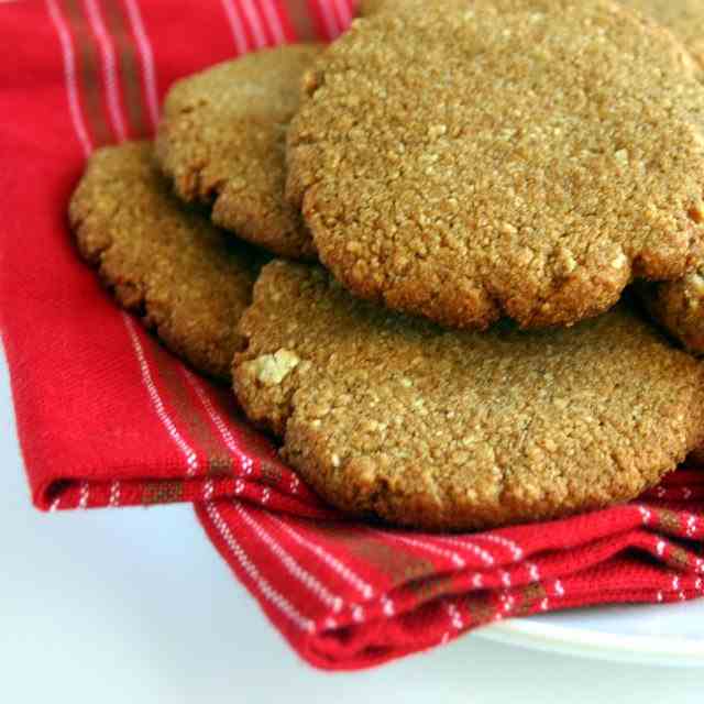 Chewy Ginger Snap Cookies