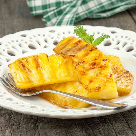 Grilled pineapple