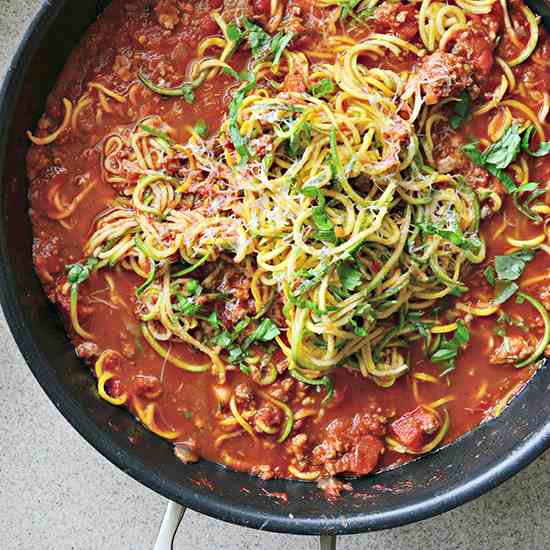 Zoodles Bolognese