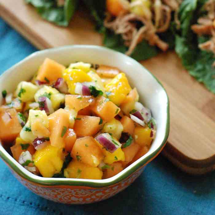 Cantaloupe Salsa