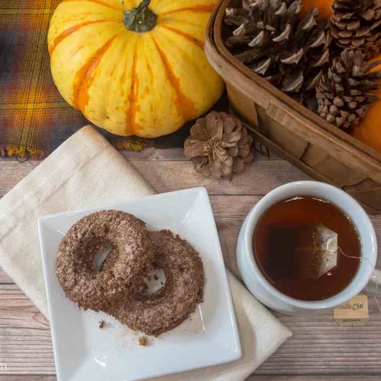 Vanilla Chai Spiced Cake Donuts Keto - Low