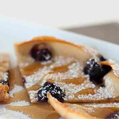 Brown Butter Blueberry Dutch Baby