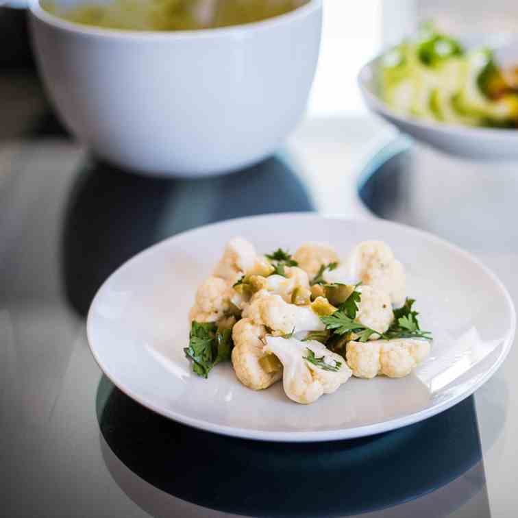 Raw Italian Cauliflower Salad Recipe