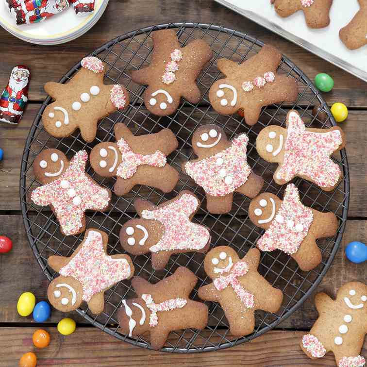 Snowmen Gingerbread Cookies