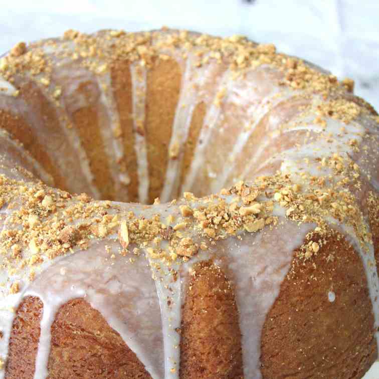 Glazed Almond Bundt Cake