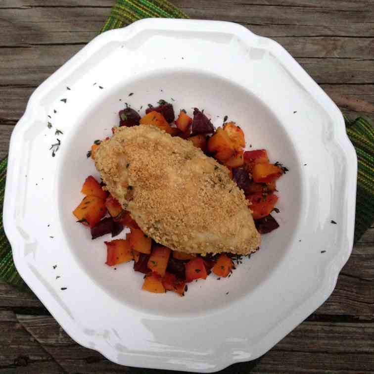 Baked Parmesan Chicken with Thyme