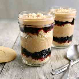 Peanut Butter and Jelly Parfaits