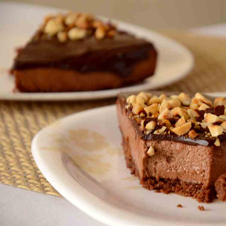 Chocolate Almond Mousse Cake