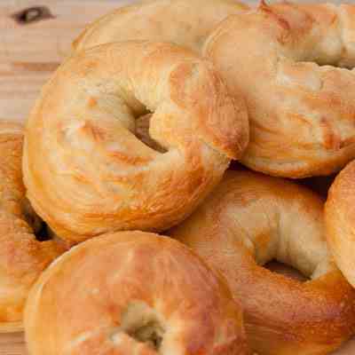 Homemade Egg Bagels