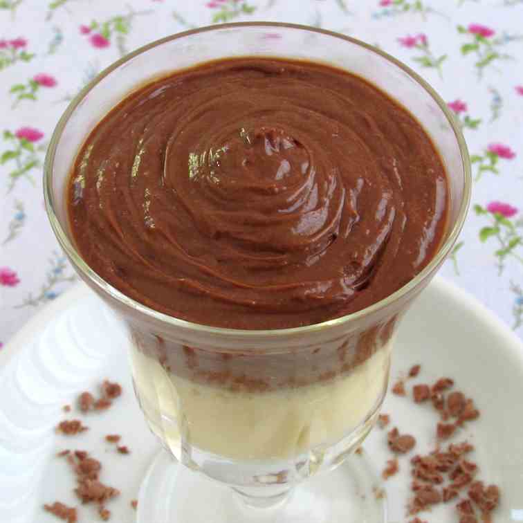 Lemon chocolate mousse