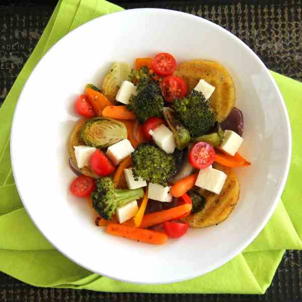 Panela Polenta Vegetable Bowl