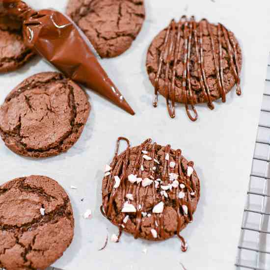 Double Chocolate Mint Cookies