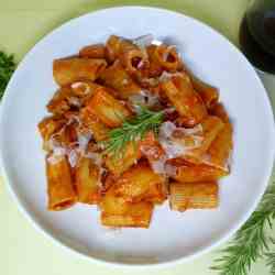 Rigatoni with Sausage & Rosemary