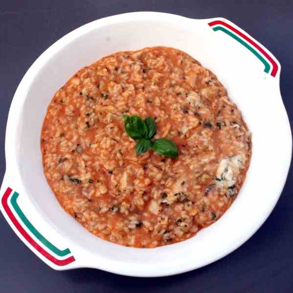 Risotto with Chicken and Mozzarella