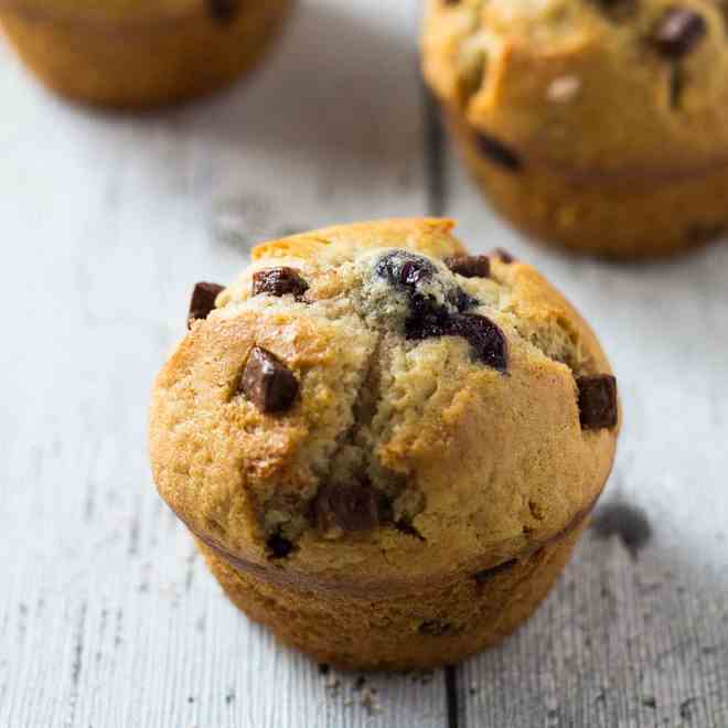 Blueberry Chocolate Chip Muffins