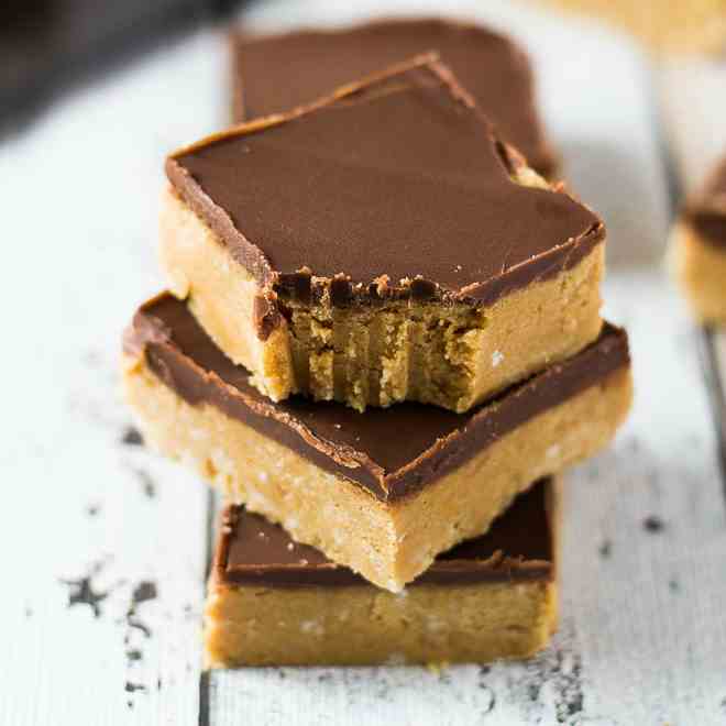 No-Bake Chocolate Peanut Butter Bars