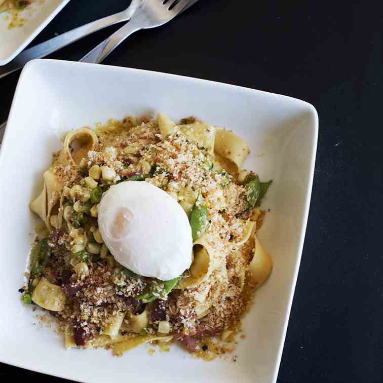 Pappardelle with Summer Vegetables 