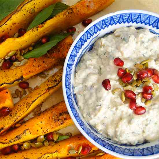 Burnt Eggplant & Yogurt Dip 