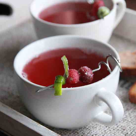 Cranberry Hot Toddy