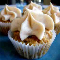 Apple Sauce Mini Cupcakes