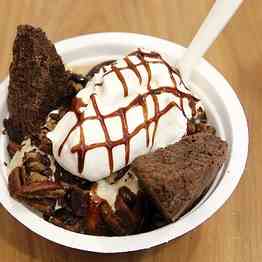 Bi-Rite Creamery Brownie Sundae