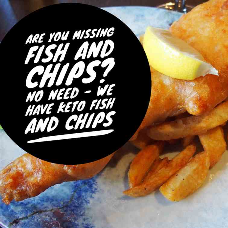 Fish and Chips Keto Style